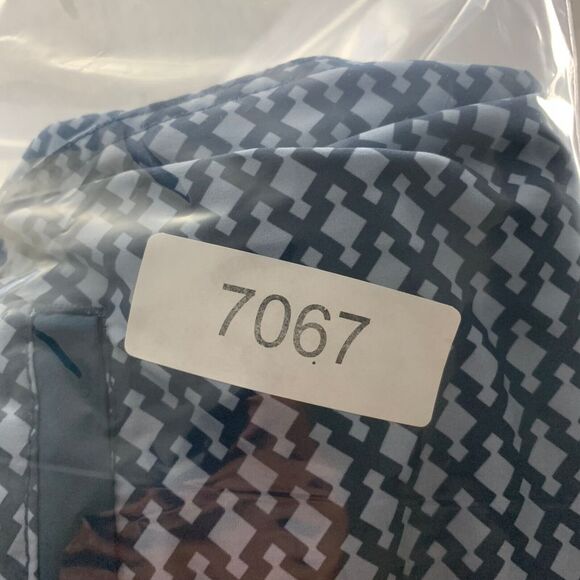 Fair Harbor Swim Trunks Mens Medium Blue Geometric Drawstring Lined 2 In 1 - Picture 13 of 13